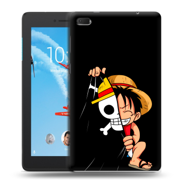 Силиконовый чехол на Lenovo Tab E7 с принтом One Piece Ван Пис Силиконовый чехол на Lenovo Tab E7 с принтом One Piece Ван Пис