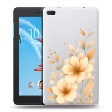 Силиконовый чехол на Lenovo Tab E7 с принтом для девушки Силиконовый чехол на Lenovo Tab E7 с принтом для девушки