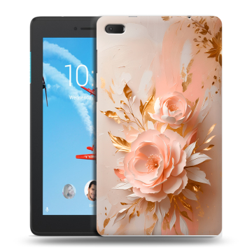 Силиконовый чехол на Lenovo Tab E7 с принтом женский Силиконовый чехол на Lenovo Tab E7 с принтом женский