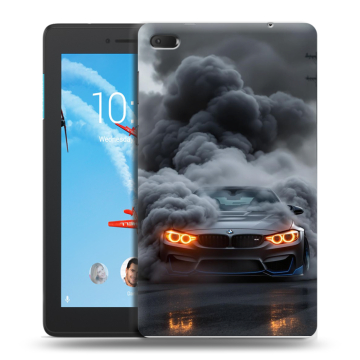 Силиконовый чехол на Lenovo Tab E7 с принтом BMW БМВ