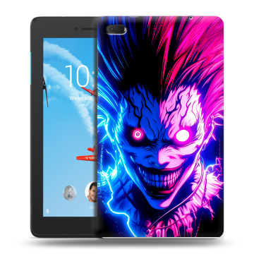 Силиконовый чехол на Lenovo Tab E7 с принтом Death note Тетрадь смерти Силиконовый чехол на Lenovo Tab E7 с принтом Death note Тетрадь смерти