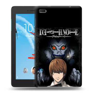 Силиконовый чехол на Lenovo Tab E7 с принтом Death note Тетрадь смерти Силиконовый чехол на Lenovo Tab E7 с принтом Death note Тетрадь смерти