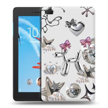 Силиконовый чехол на Lenovo Tab E7 с принтом Y2K