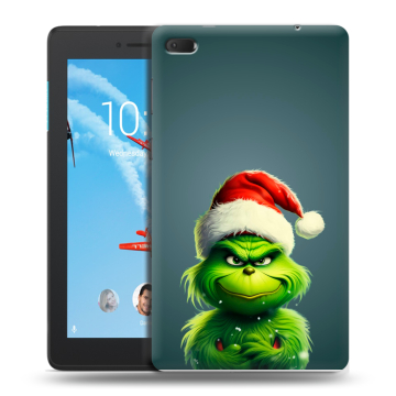 Силиконовый чехол на Lenovo Tab E7 с принтом Новый год Силиконовый чехол на Lenovo Tab E7 с принтом Новый год