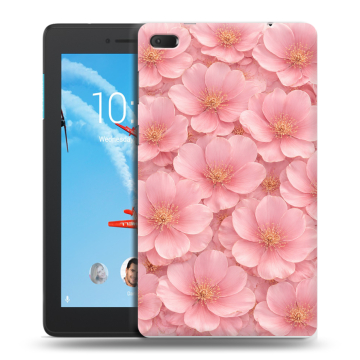 Силиконовый чехол на Lenovo Tab E7 с принтом женский Силиконовый чехол на Lenovo Tab E7 с принтом женский