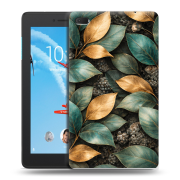 Силиконовый чехол на Lenovo Tab E7 с принтом женский