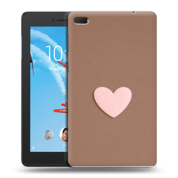 Силиконовый чехол на Lenovo Tab E7 с принтом женский