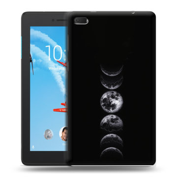 Силиконовый чехол на Lenovo Tab E7 с принтом женский