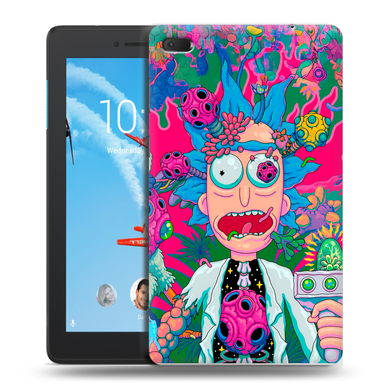 Силиконовый чехол на Lenovo Tab E7 с принтом Рик и Морти Rick Morty Силиконовый чехол на Lenovo Tab E7 с принтом Рик и Морти Rick Morty
