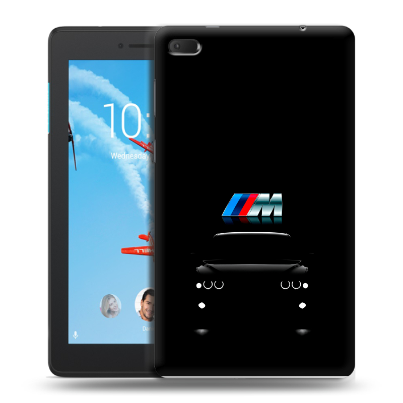 Силиконовый чехол на Lenovo Tab E7 с принтом БМВ BMW Силиконовый чехол на Lenovo Tab E7 с принтом БМВ BMW