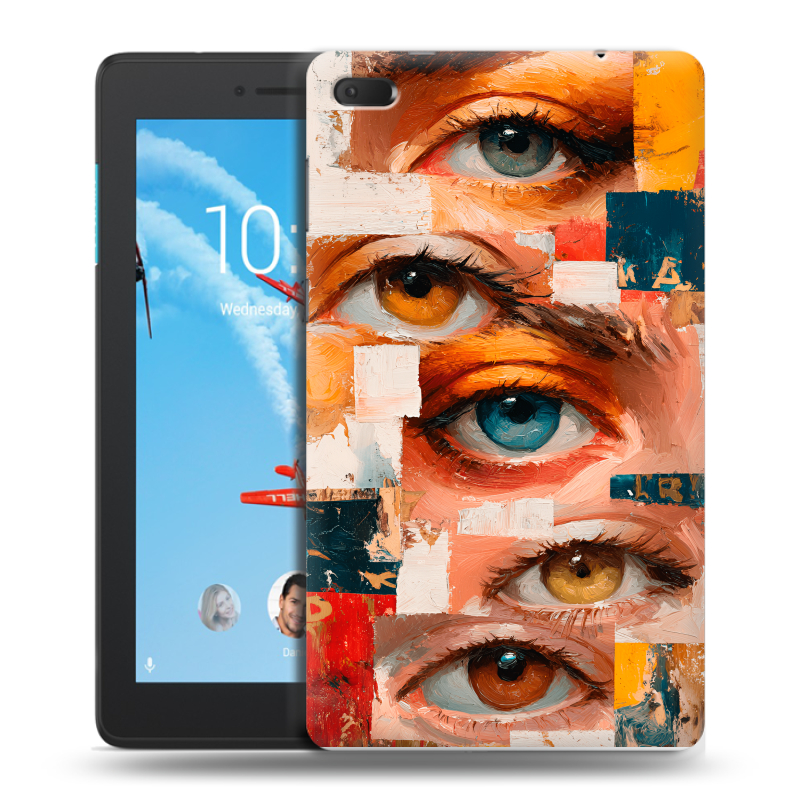 Силиконовый чехол на Lenovo Tab E7 с принтом Модный принт Силиконовый чехол на Lenovo Tab E7 с принтом Модный принт