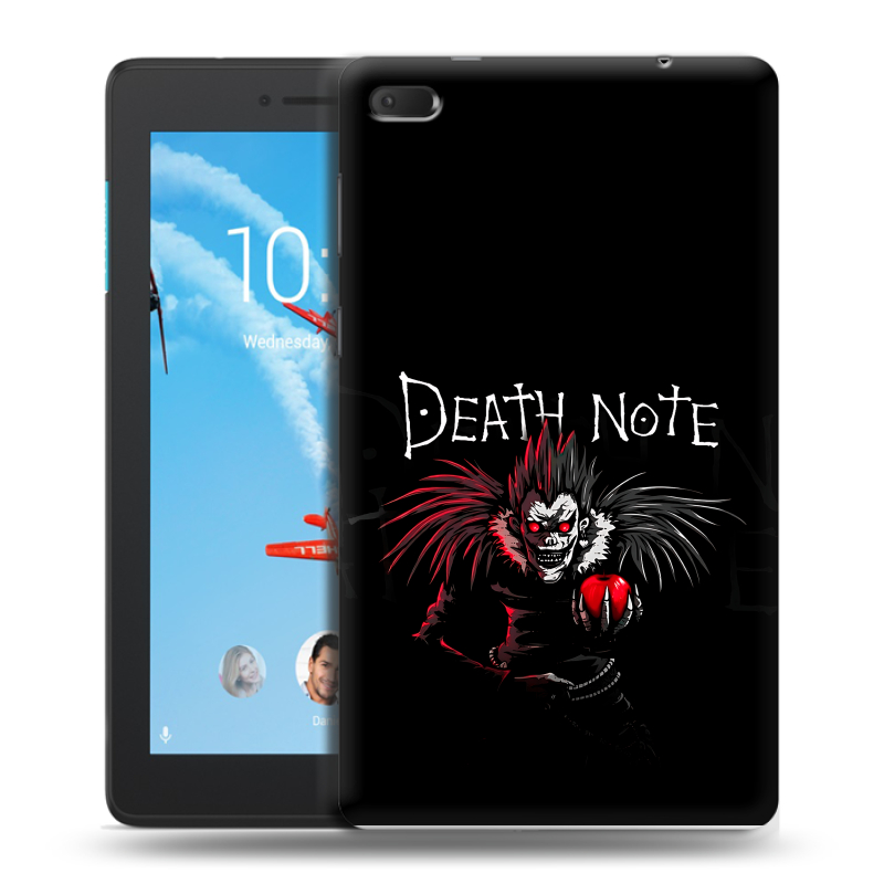 Силиконовый чехол на Lenovo Tab E7 с принтом Death note Тетрадь смерти Силиконовый чехол на Lenovo Tab E7 с принтом Death note Тетрадь смерти
