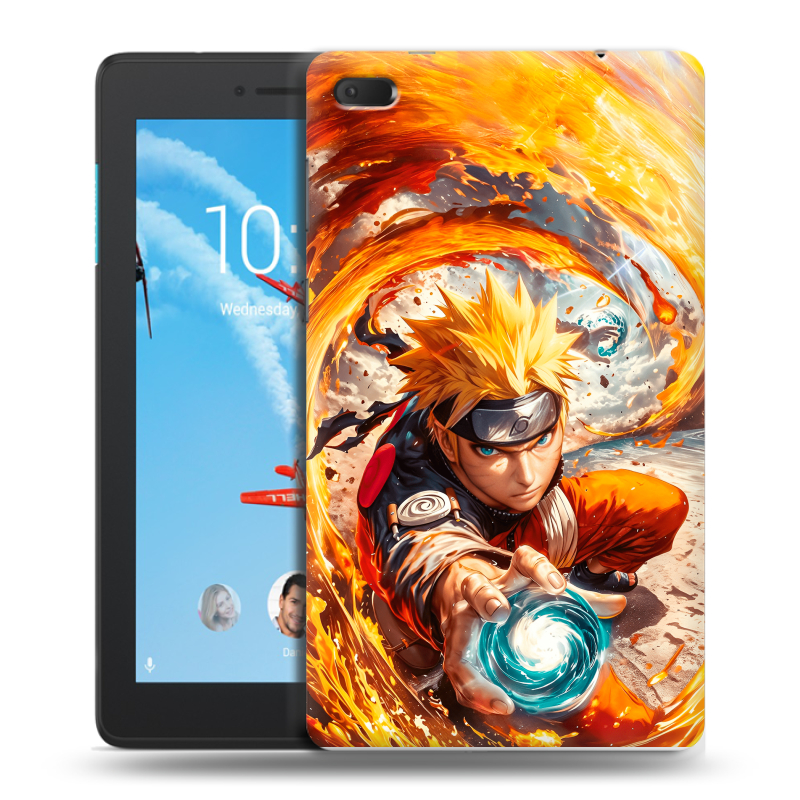 Силиконовый чехол на Lenovo Tab E7 с принтом Аниме Наруто Naruto Силиконовый чехол на Lenovo Tab E7 с принтом Аниме Наруто Naruto