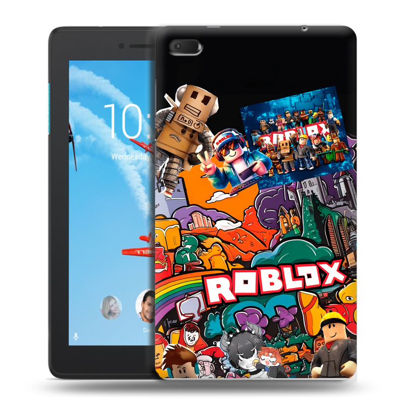 Силиконовый чехол на Lenovo Tab E7 с принтом Roblox Роблокс Силиконовый чехол на Lenovo Tab E7 с принтом Roblox Роблокс
