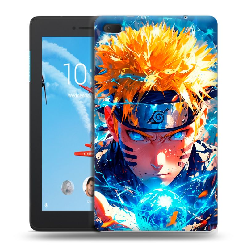 Силиконовый чехол на Lenovo Tab E7 с принтом Аниме Наруто Naruto Силиконовый чехол на Lenovo Tab E7 с принтом Аниме Наруто Naruto