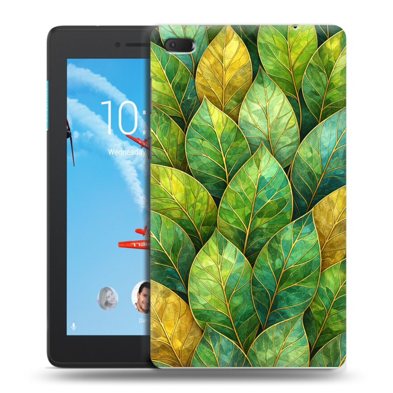 Силиконовый чехол на Lenovo Tab E7 с принтом женский Силиконовый чехол на Lenovo Tab E7 с принтом женский
