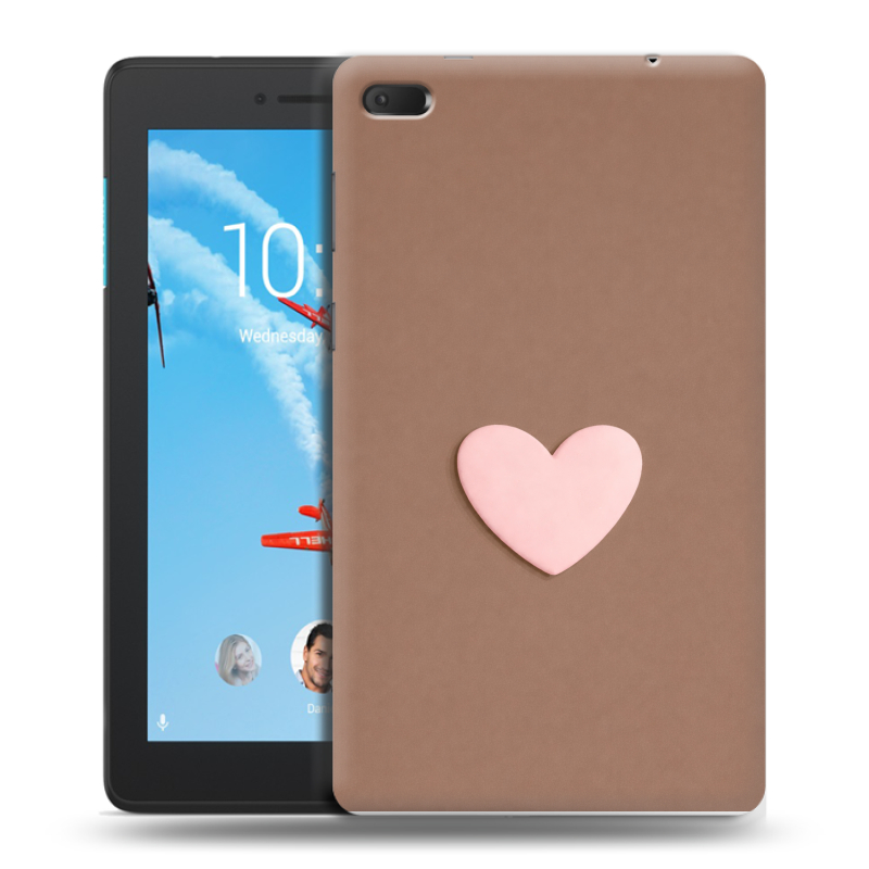 Силиконовый чехол на Lenovo Tab E7 с принтом женский Силиконовый чехол на Lenovo Tab E7 с принтом женский