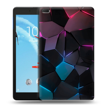Силиконовый чехол на планшета Lenovo Tab E8 с принтом Геометрия неона Силиконовый чехол на планшета Lenovo Tab E8 с принтом Геометрия неона
