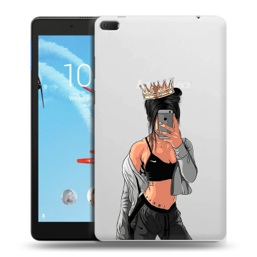 Силиконовый чехол на Lenovo Tab E8 с принтом Женские принты