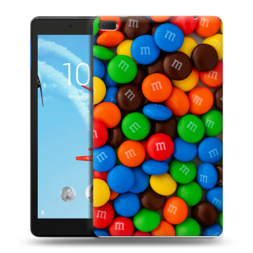 Силиконовый чехол на Lenovo Tab E8 с принтом Конфеты
