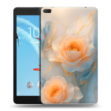 Силиконовый чехол на Lenovo Tab E8 с принтом Женский