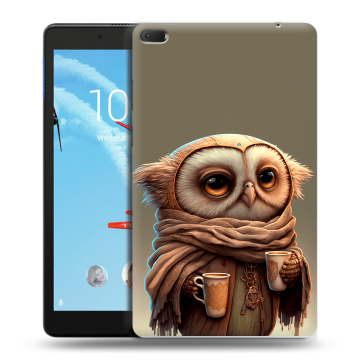 Силиконовый чехол на Lenovo Tab E8 с принтом Сова