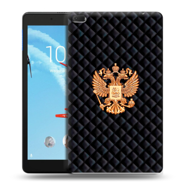 Силиконовый чехол на Lenovo Tab E8 с принтом Герб России принт