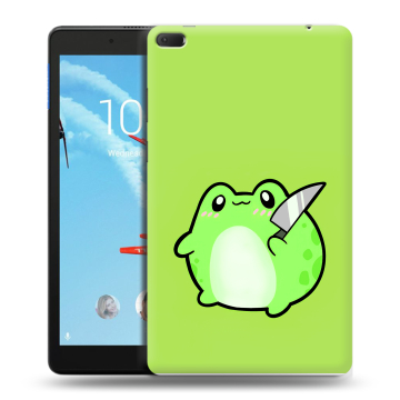Силиконовый чехол на Lenovo Tab E8 с принтом Лягушенок