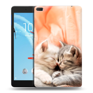 Силиконовый чехол на Lenovo Tab E8 с принтом Котята Силиконовый чехол на Lenovo Tab E8 с принтом Котята