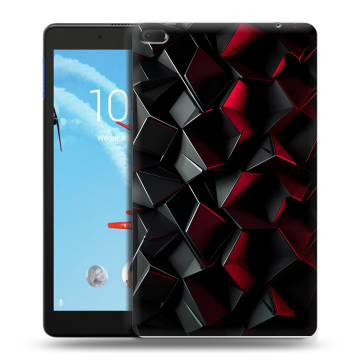 Силиконовый чехол на Lenovo Tab E8 с принтом Абстракция