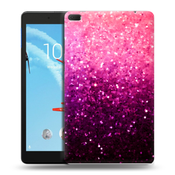Силиконовый чехол на Lenovo Tab E8 с принтом Блестки