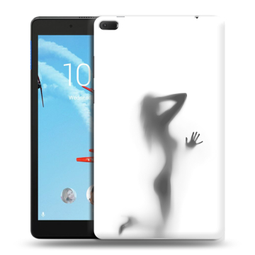 Силиконовый чехол на Lenovo Tab E8 с принтом Силуэт