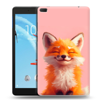 Силиконовый чехол на Lenovo Tab E8 с принтом милая лиса