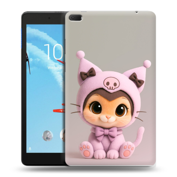 Силиконовый чехол на Lenovo Tab E8 с принтом Куроми Kuromi 