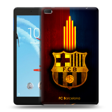 Силиконовый чехол на Lenovo Tab E8 с принтом Барселона Barcelona
