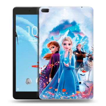 Силиконовый чехол на Lenovo Tab E8 с принтом Холодное сердце Frozen