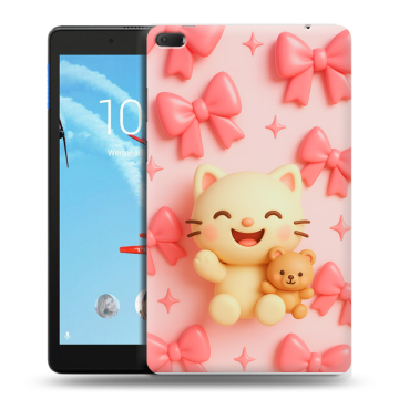 Силиконовый чехол на Lenovo Tab E8 с принтом для девочек