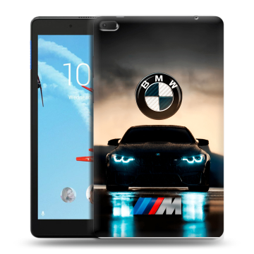 Силиконовый чехол на Lenovo Tab E8 с принтом БМВ BMW