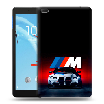 Силиконовый чехол на Lenovo Tab E8 с принтом БМВ BMW