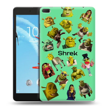 Силиконовый чехол на Lenovo Tab E8 с принтом Шрек Shrek