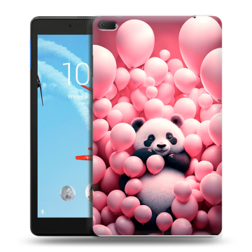 Силиконовый чехол на Lenovo Tab E8 с принтом Панда Силиконовый чехол на Lenovo Tab E8 с принтом Панда