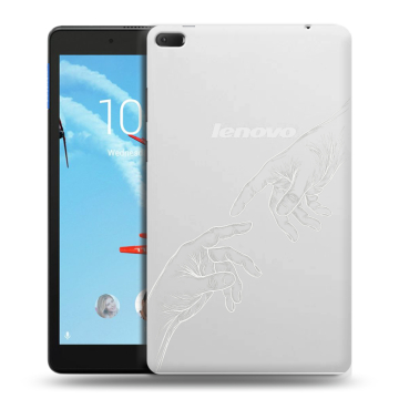 Силиконовый чехол на Lenovo Tab E8 с принтом Сотворение мира