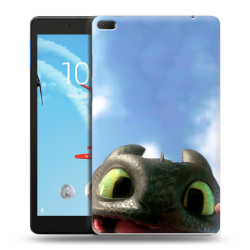 Силиконовый чехол на Lenovo Tab E8 с принтом Как приручить дракона