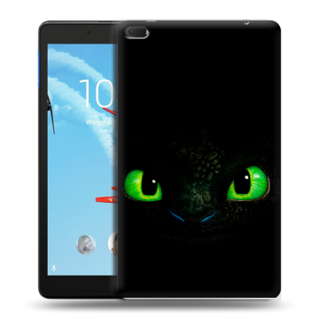 Силиконовый чехол на Lenovo Tab E8 с принтом Как приручить дракона