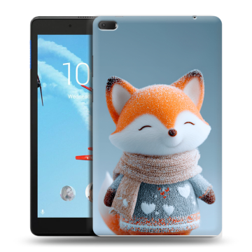 Силиконовый чехол на Lenovo Tab E8 с принтом Лиса