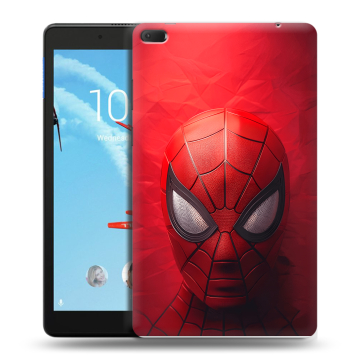 Силиконовый чехол на Lenovo Tab E8 с принтом Spiderman Человек паук