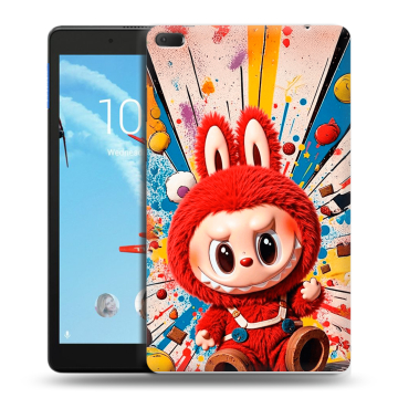 Силиконовый чехол на Lenovo Tab E8 с принтом Labubu Лабубу