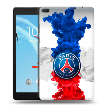 Силиконовый чехол на Lenovo Tab E8 с принтом PSG ПСЖ