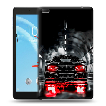 Силиконовый чехол на Lenovo Tab E8 с принтом BMW БМВ