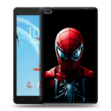Силиконовый чехол на Lenovo Tab E8 с принтом Spiderman Человек паук